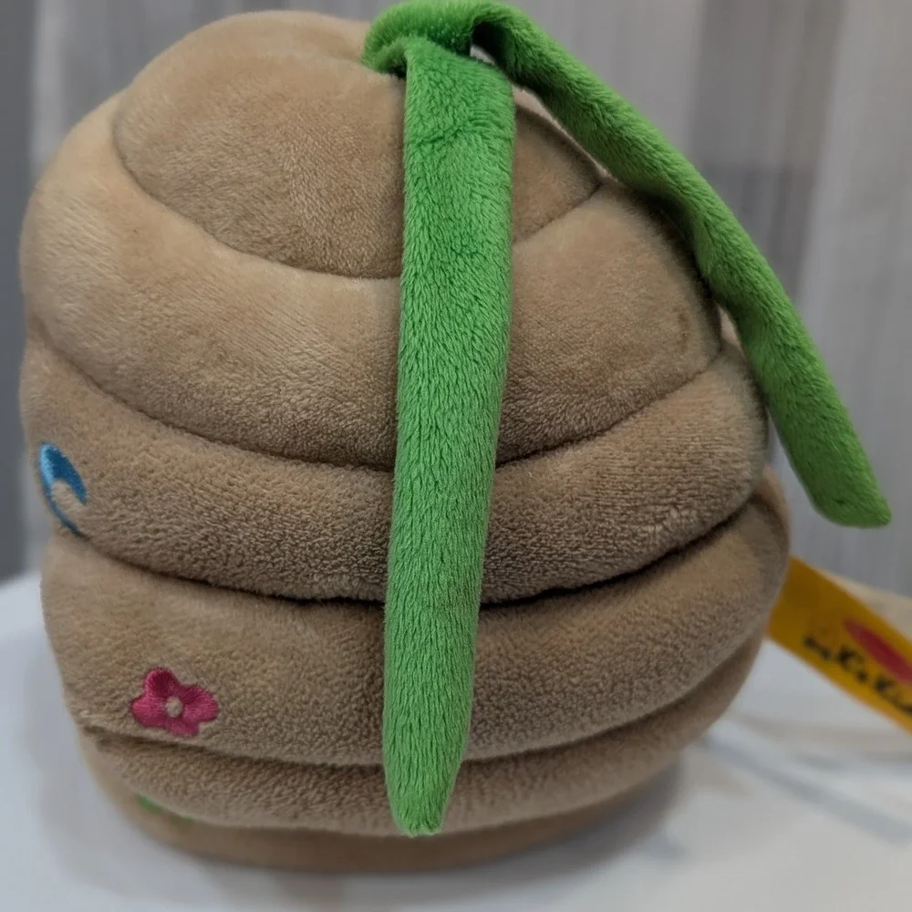 Melissa & Doug Ks Kids Musical Pull Beehive Plush Baby Sensory Toy 9159 Brown
